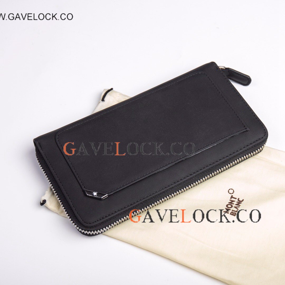 AAA Mont Blanc Meisterstuck Zip Clutch Bags 8CC Coin Pocket -Velvet